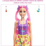 Mattel Barbie Color Reveal Glitter! Hair Swaps Doll, Glittery Pink With 25 Hairstyling Και Party-Themed Surprises HBG38 / HBG39 
