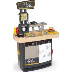 Smoby Food Corner Restaurant With 29 Accessories, Multi-Coloured 310910 3032163109105