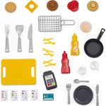 Smoby Food Corner Restaurant With 29 Accessories, Multi-Coloured 310910 3032163109105