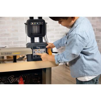 Smoby Food Corner Restaurant With 29 Accessories, Multi-Coloured 310910 3032163109105