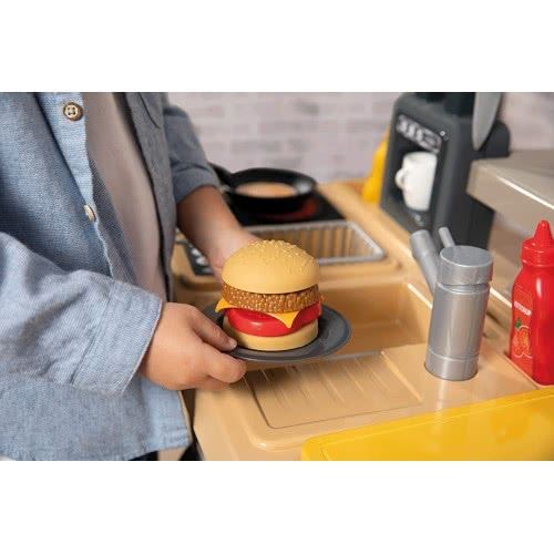 Smoby Food Corner Restaurant With 29 Accessories, Multi-Coloured 310910 3032163109105