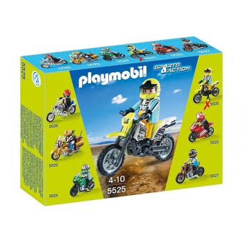 Playmobil Μοτοσυκλέτα Motocross 5525 4008789055255