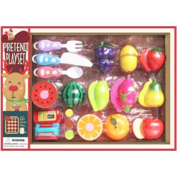 Toys-shop Choice Σετ Κοπής Φρούτων Και Λαχανικών Με Τραπεζομάντηλο JU065587 6990521655879