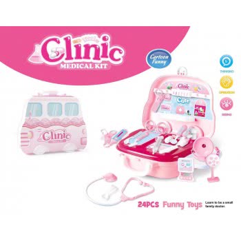 Toys-shop Choice Little Clinic Medical Kit Pink JU064767 6990521647676