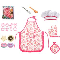 Toys-shop Choice Pastry Chef Set With Pinafore And 14 Accessories JU064579 6990521645795