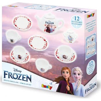 Smoby Disney Frozen Porcelain Tea Set Σετ Τσαγιού Πορσελάνης 10 Αξεσουάρ 310538 3032163105381