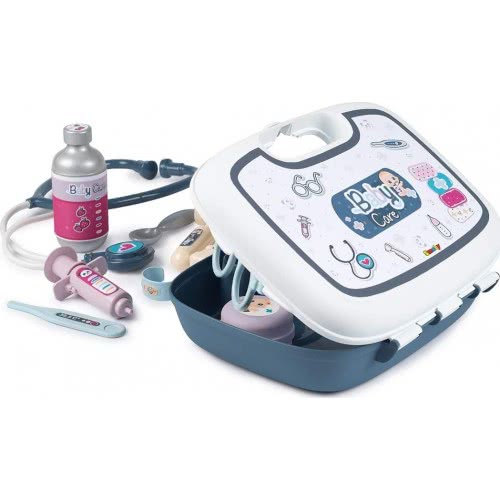 Smoby Baby Care Briefcase Doctor's Case, Multicolored 240301 3032162403013