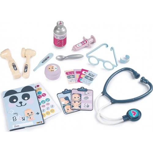 Smoby Baby Care Briefcase Doctor's Case, Multicolored 240301 3032162403013