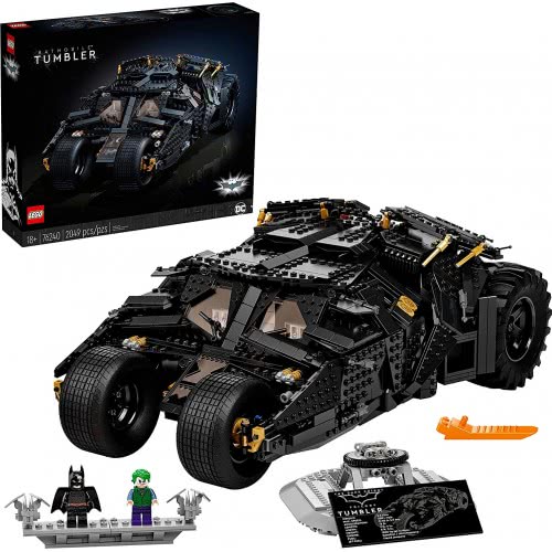 LEGO Dc Batmobile Tumbler Iconic Car Model From The Dark Knight Trilogy, Building Set For Adults, 76240 5702017100104