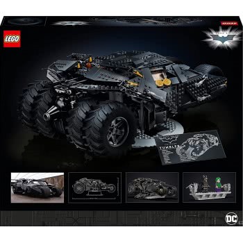 LEGO Dc Batmobile Tumbler Iconic Car Model From The Dark Knight Trilogy, Building Set For Adults, 76240 5702017100104