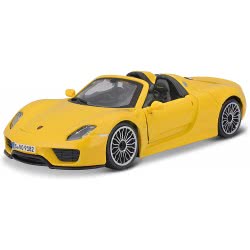 Bburago 1/24 Plus Porsche 918 Spyder Yellow 18/21076 Yellow 4893993013937