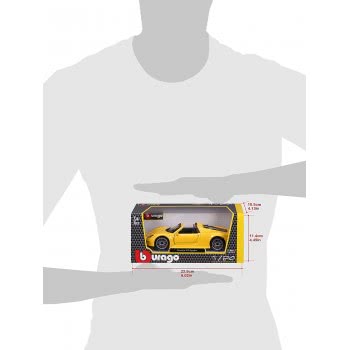 Bburago 1/24 Plus Porsche 918 Spyder Yellow 18/21076 Yellow 4893993013937