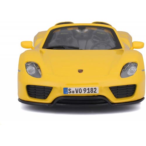 Bburago 1/24 Plus Porsche 918 Spyder Yellow 18/21076 Yellow 4893993013937