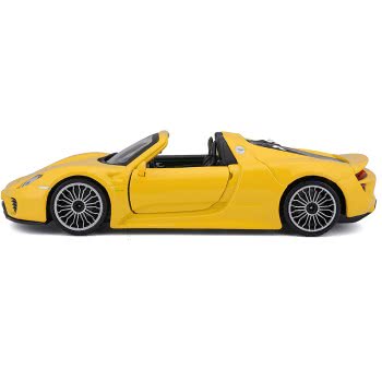 Bburago 1/24 Plus Porsche 918 Spyder Yellow 18/21076 Yellow 4893993013937