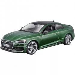Bburago Audi RS5 Coupe (2019): Model Car In Scale 1:24, Doors And Bonnet For Opening, 19 Cm, Green 21090 4893993011001