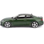 Bburago Audi RS5 Coupe (2019): Model Car In Scale 1:24, Doors And Bonnet For Opening, 19 Cm, Green 21090 4893993011001