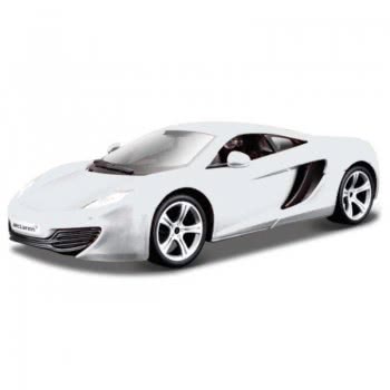 Bburago 1/24 Plus Mclaren MP4-12C White 18/21074 White 4893993002719