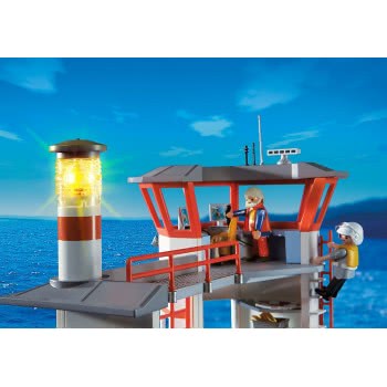 Playmobil Πλωτή Βάση Ακτοφυλακής Με Φάρο 5539 4008789055392