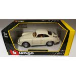Bburago 1/24 Porsche 356B Coupe (1961) Ivory 18/22079 Ivory 4893993011810