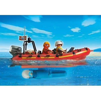 Playmobil Πλωτή Βάση Ακτοφυλακής Με Φάρο 5539 4008789055392