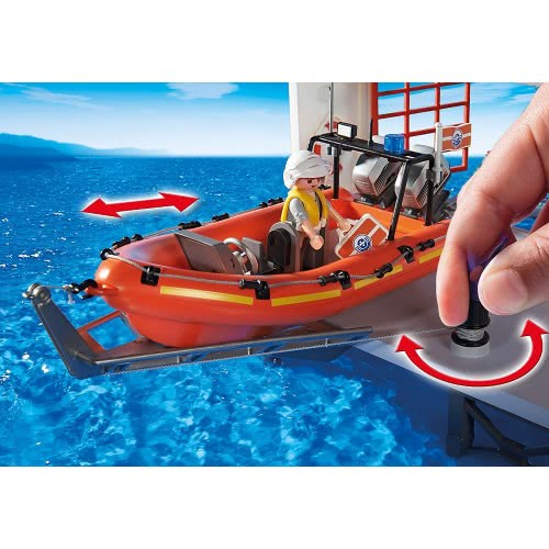 Playmobil Πλωτή Βάση Ακτοφυλακής Με Φάρο 5539 4008789055392