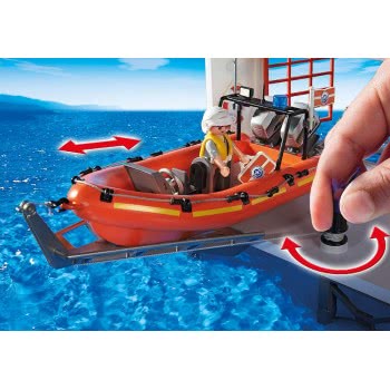 Playmobil Πλωτή Βάση Ακτοφυλακής Με Φάρο 5539 4008789055392