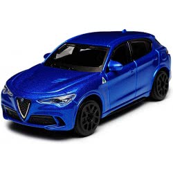 Bburago 1/24 Alfa Romeo Stelvio Blue 21086 4893993013968