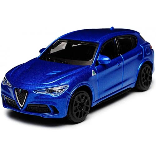Bburago 1/24 Alfa Romeo Stelvio Blue 21086 4893993013968
