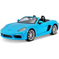 Bburago 1/24 Porsche 718 Boxster Blue 21087 4893993013975