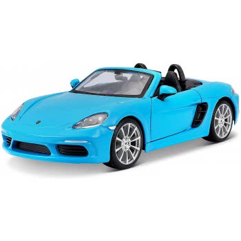 Bburago 1/24 Porsche 718 Boxster Blue 21087 4893993013975
