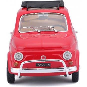 Bburago 1/24 Fiat 500L (1968) Red 22099 4893993013999