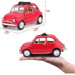 Bburago 1/24 Fiat 500L (1968) Red 22099 4893993013999