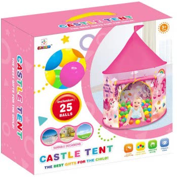 Toys-shop Choice Σκηνή Κάστρο Με 25 Μπαλίτσες Παιδότοπου JZ076809 6990521768098