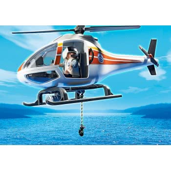 Playmobil Ελικόπτερο Με Κάδο Πυρόσβεσης 5542 4008789055422