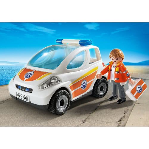 Playmobil Γιατρός Και Όχημα Πρώτων Βοηθειών 5543 4008789055439