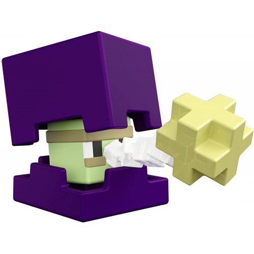 Mattel Minecraft Mini Mining Set, Elementals 11, Attacking Shulker Mini Figure With Moldable Sand For Added Creativity, Environm