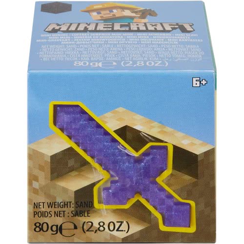 Mattel Minecraft Mini Mining Set, Elementals 11, Attacking Shulker Mini Figure With Moldable Sand GVL37 / GVL49 887961929362
