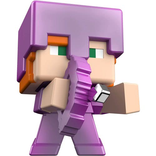 Mattel Minecraft Mini Mining Set, Elementals  10, Geared Up Alex Mini Figure With Moldable Sand GVL37 / GVL48 887961929324