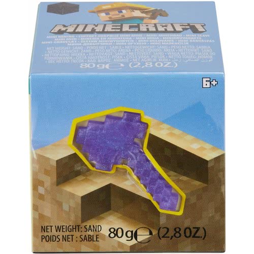 Mattel Minecraft Mini Mining Set, Elementals  10, Geared Up Alex Mini Figure With Moldable Sand For Added Creativity, Environmen
