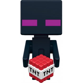 Mattel Minecraft Mini Mining Set, Elementals  9, Enderman With TNT Mini Figure With Moldable Sand for Added Creativity, Environm