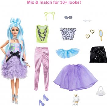 Mattel Barbie Extra Deluxe Κούκλα Με Αξεσούαρ GYJ69 887961973280