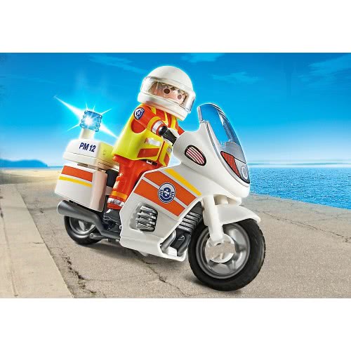 Playmobil Γιατρός Και Μοτοσυκλέτα Πρώτων Βοηθειών 5544 4008789055446