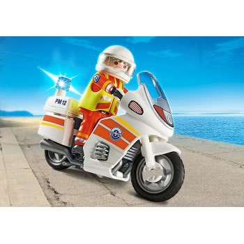 Playmobil Γιατρός Και Μοτοσυκλέτα Πρώτων Βοηθειών 5544 4008789055446