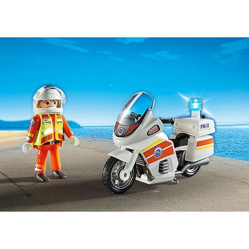 Playmobil Γιατρός Και Μοτοσυκλέτα Πρώτων Βοηθειών 5544 4008789055446