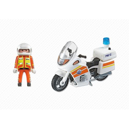 Playmobil Γιατρός Και Μοτοσυκλέτα Πρώτων Βοηθειών 5544 4008789055446