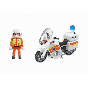 Playmobil Γιατρός Και Μοτοσυκλέτα Πρώτων Βοηθειών 5544 4008789055446
