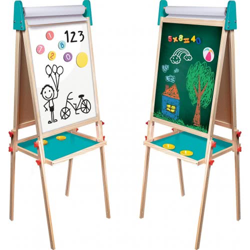 As company Magnet Box Wooden Magnetic Floor Board Mega Easel Deluxe 4 In 1 For Ages 3+ 1029-64055 5203068640552