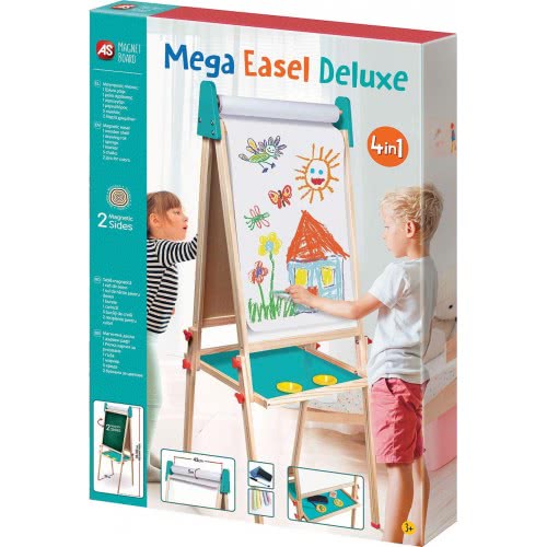 As company Magnet Box Wooden Magnetic Floor Board Mega Easel Deluxe 4 In 1 For Ages 3+ 1029-64055 5203068640552