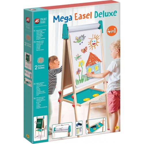 As company Magnet Box Wooden Magnetic Floor Board Mega Easel Deluxe 4 In 1 For Ages 3+ 1029-64055 5203068640552