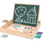 As company Magnet Box Ξύλινος Μαγνητικός Επιτραπέζιος Πίνακας Όψεων Με 35 Εκπαιδευτικούς Μαγνήτες Για 3+ 1029-64054 520306864054
